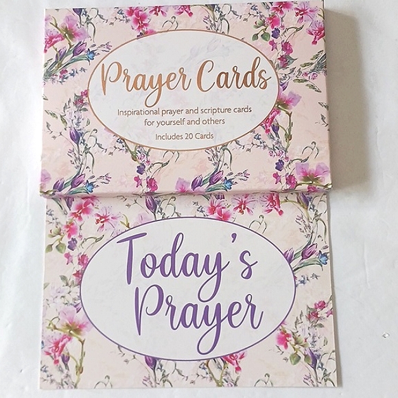 PRAYER Cards Floral Inspirational  & Scripture 20 Cards - Picture 4 of 5